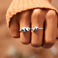 Mother&Daughter Together Forever Panda Ring Set