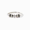 Sterling Silver Spinner Fidget Ring, Anxiety Ring For Women