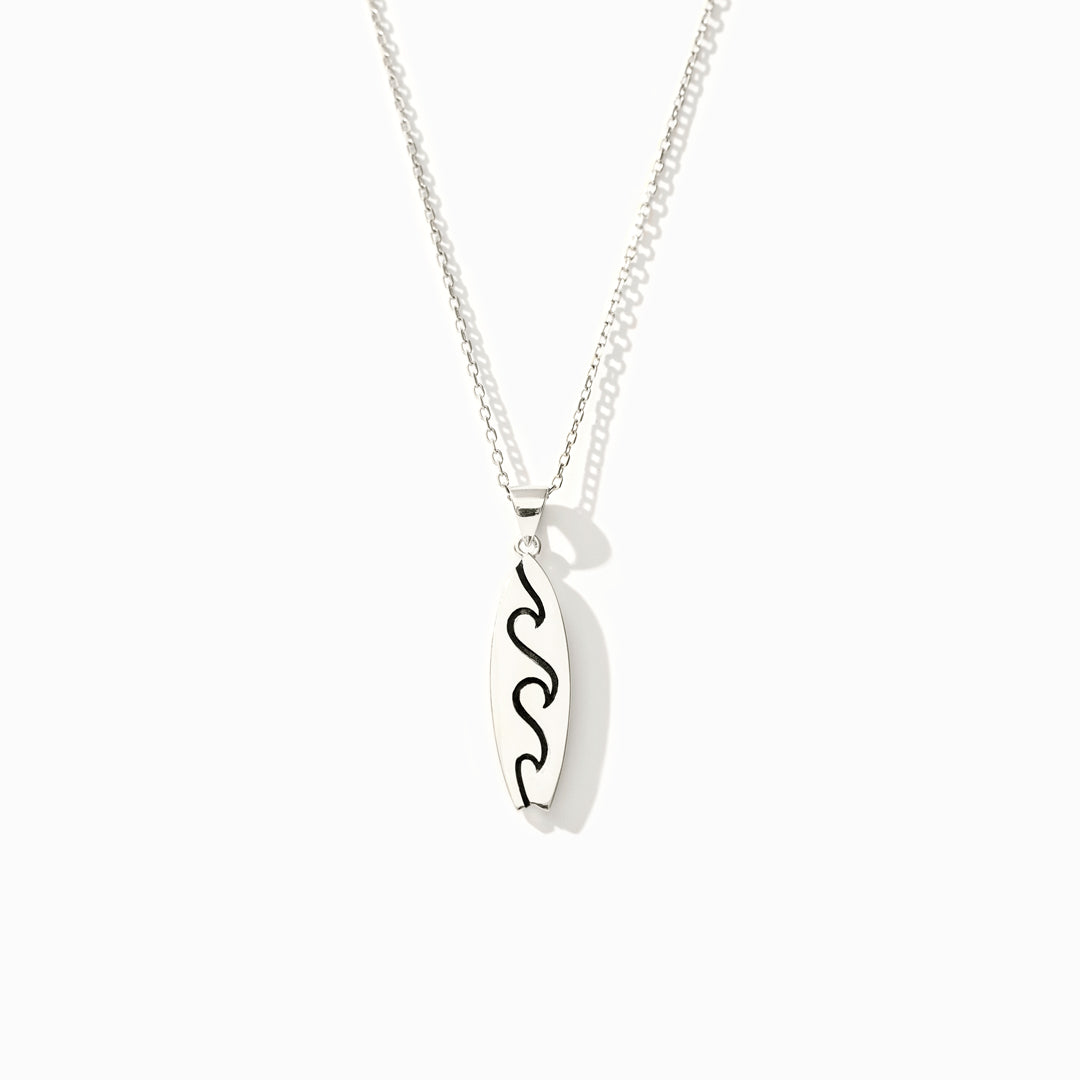 Learn To Surf Surfboard Necklace