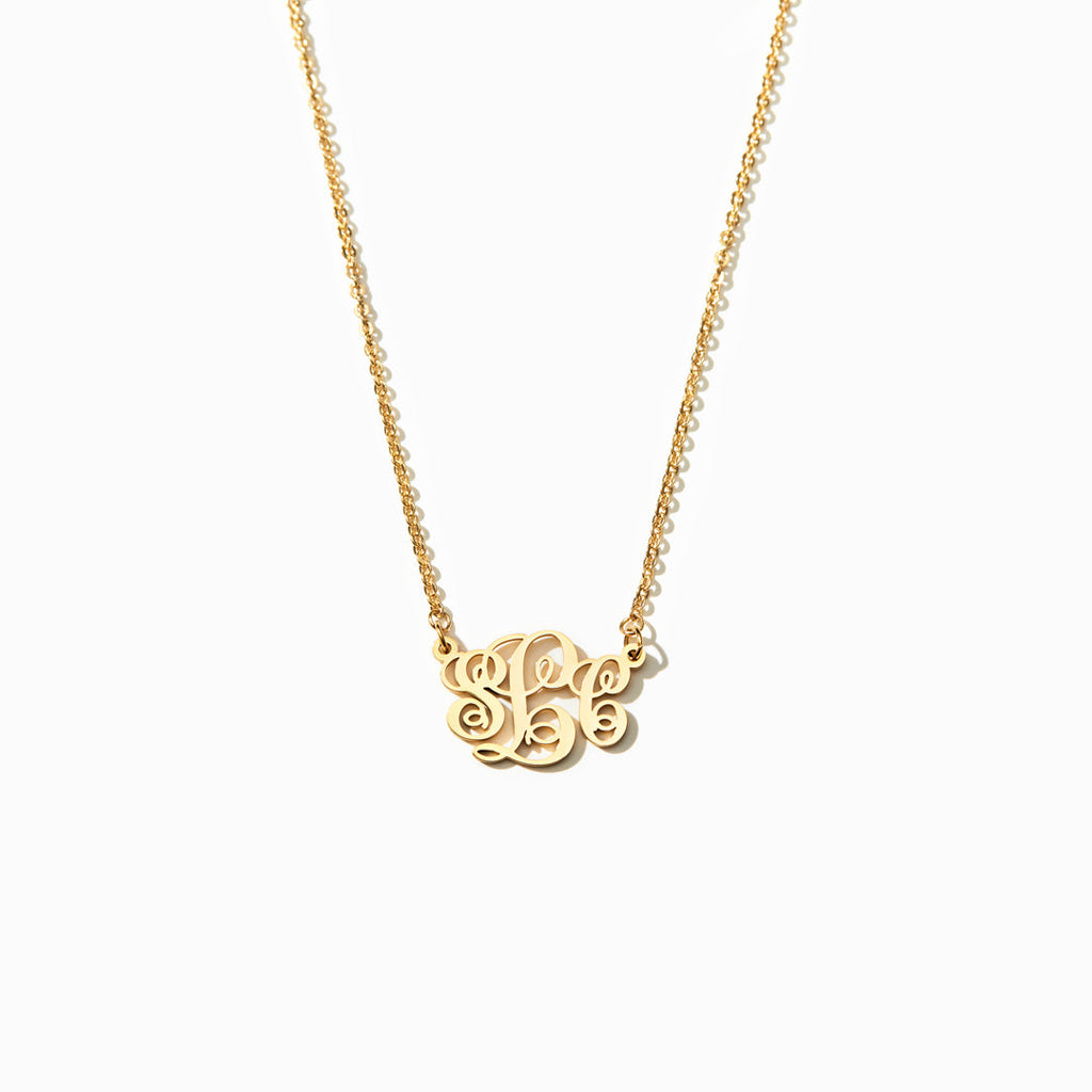 Initials Monogram Necklace