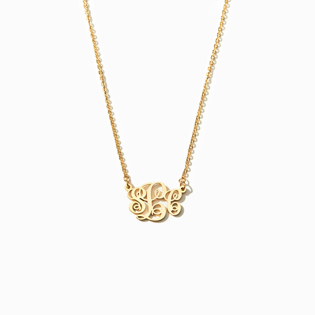Initials Monogram Necklace