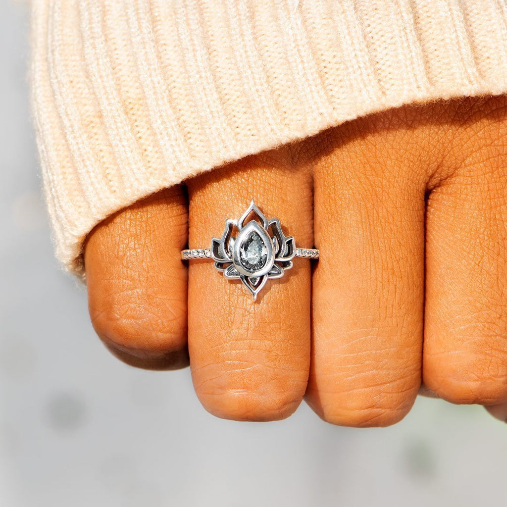 F♥︎ck It And Begin Again Lotus Ring