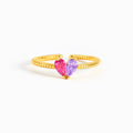 Partners In Love Heart Ring