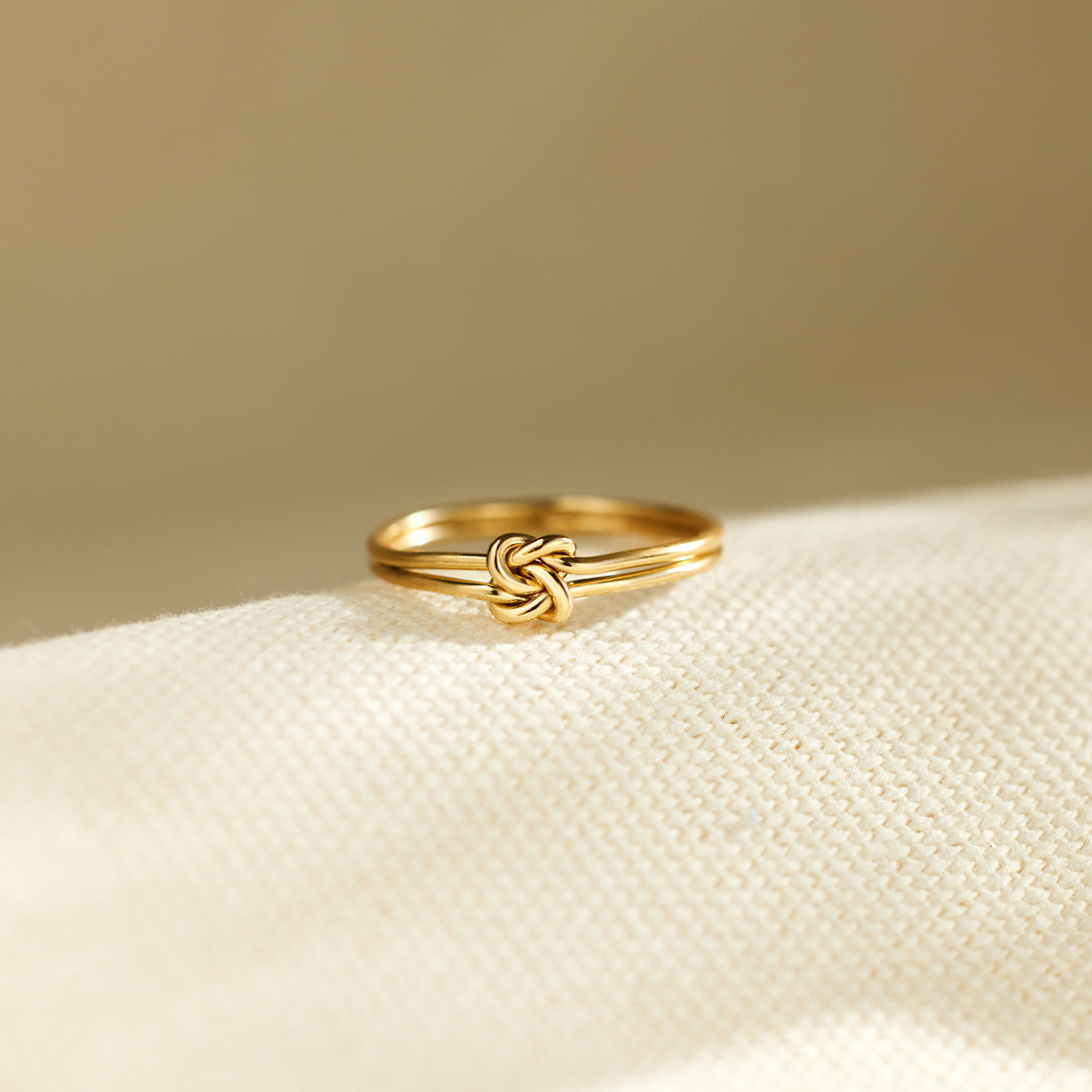 Mother & Daughter Double Knot Ring