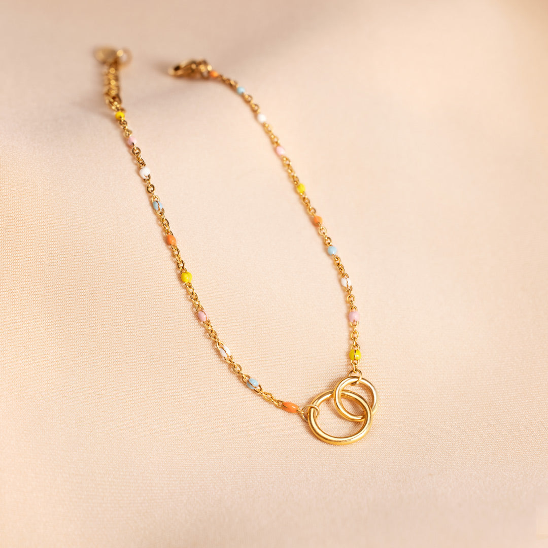 Grandmother&Granddaughter Interlocking Bracelet