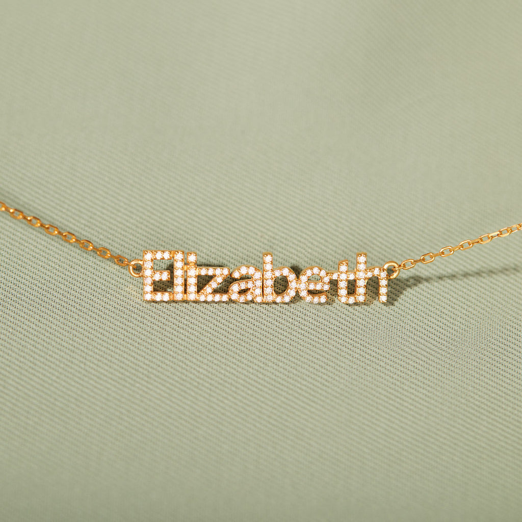 Personalized Pavé Necklace