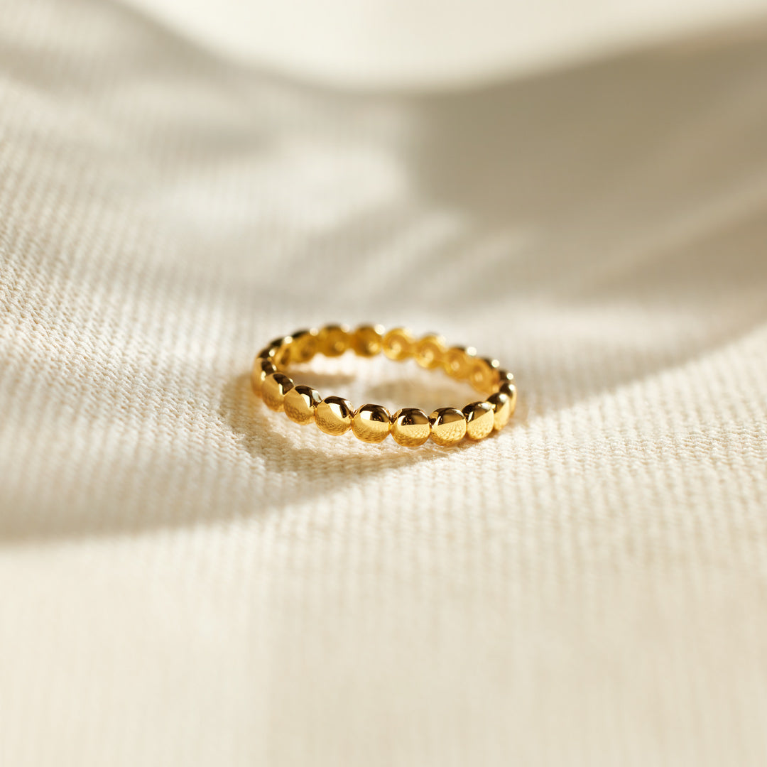 Beads Of Strength Minimalist Sphere Ring