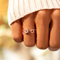 Be Safe Stay Strong Safety Pin Ring