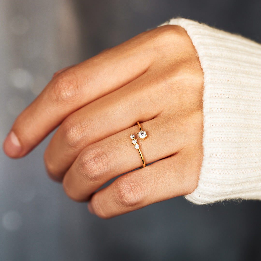 Be You Multi-Stone Open Ring