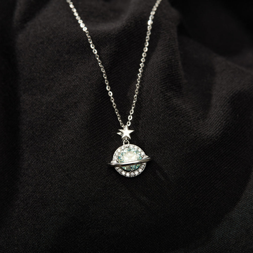 One Of A Kind Friendship Star&Planet Necklace