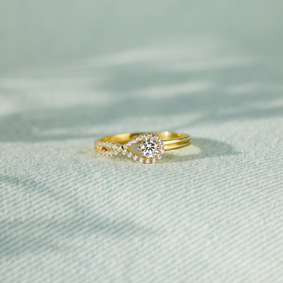 Mother & Daughter Love Knot Ring