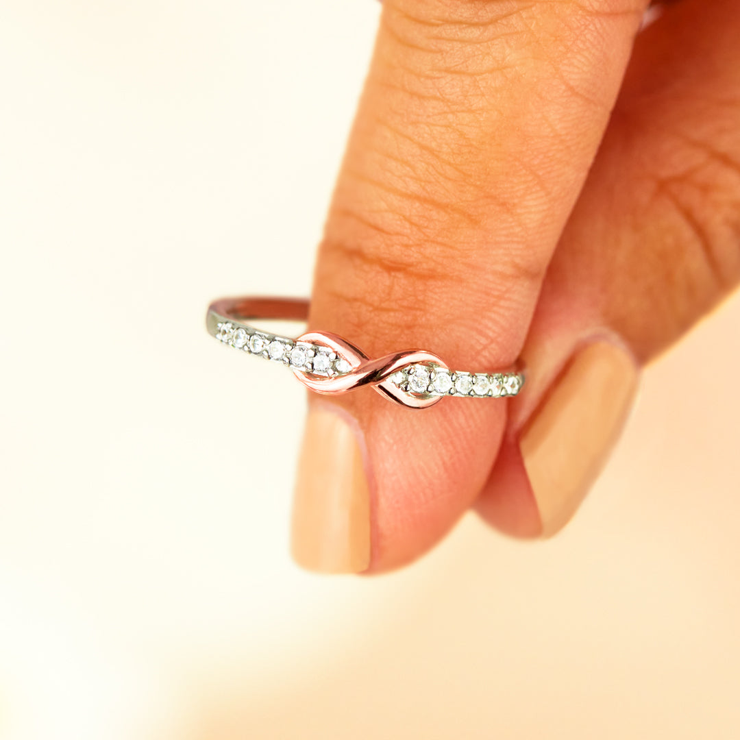 My Daughter Forever Infinity Ring