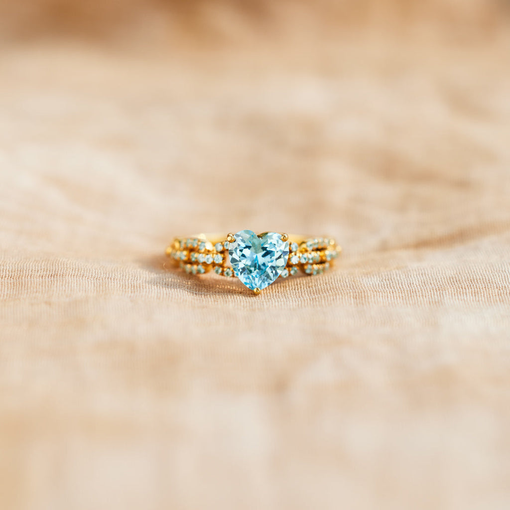For Granddaughter Heart And Link Ring