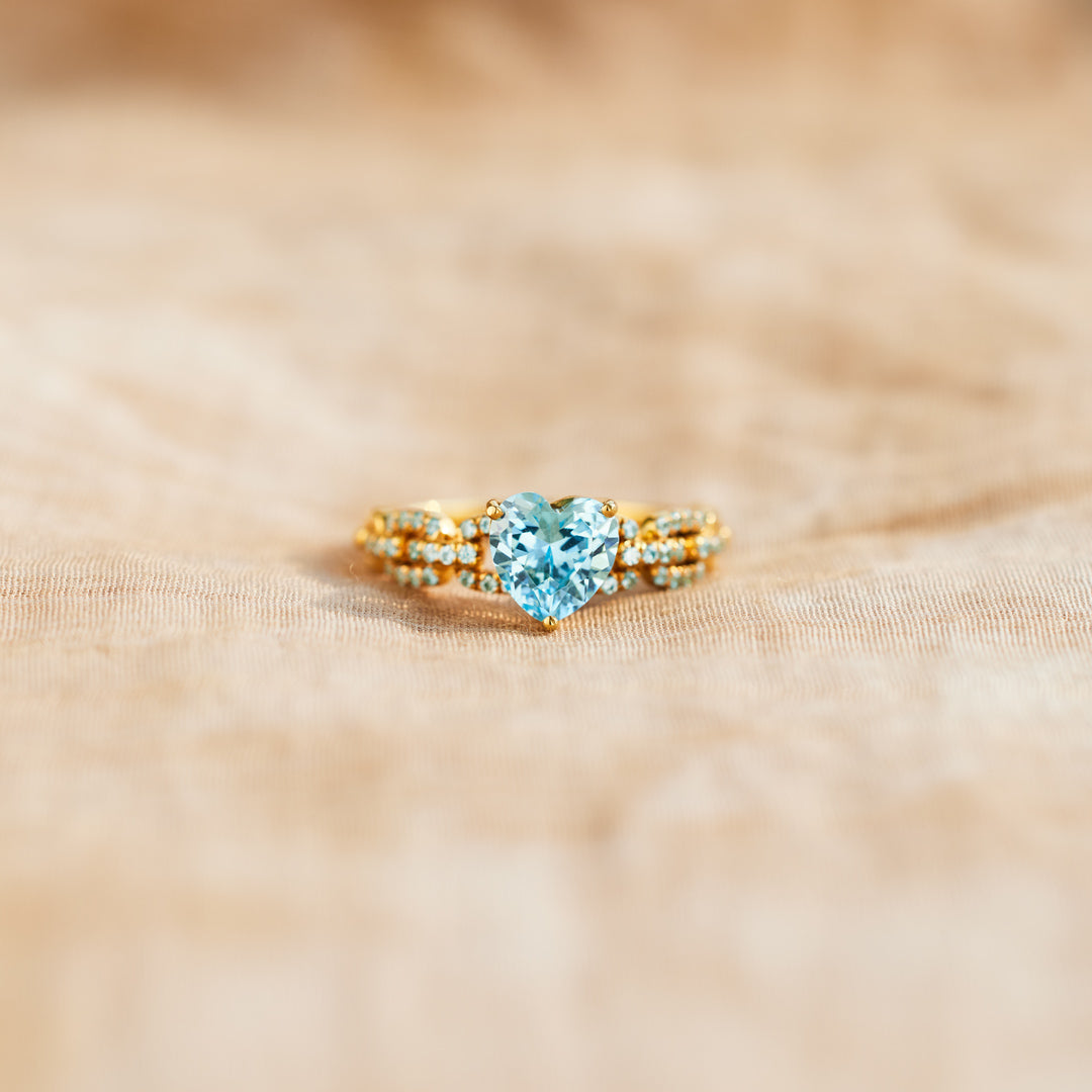 For Granddaughter Heart And Link Ring