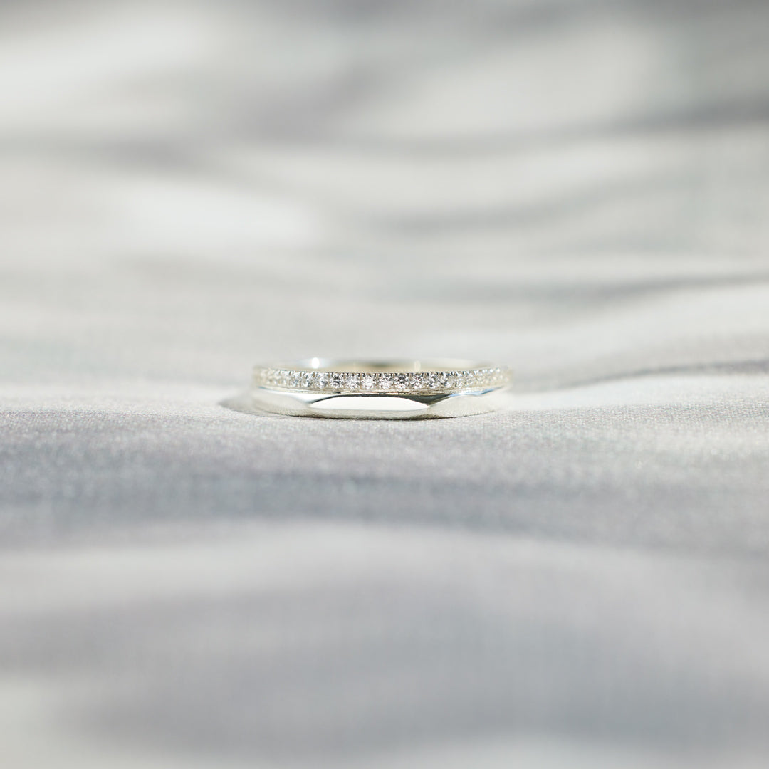 Cherish Your Side Double Band Ring