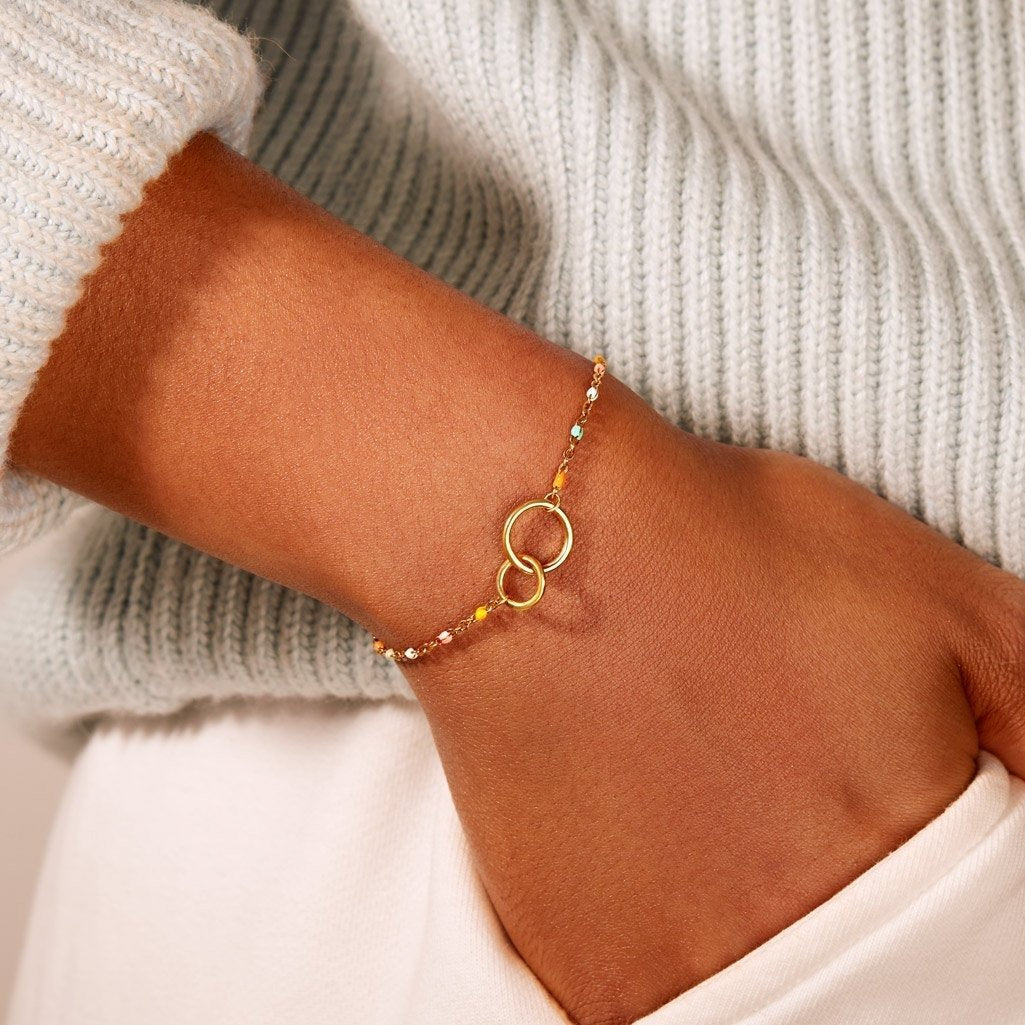 The Love Between Aunt & Niece Is Forever Interlocking Bracelet