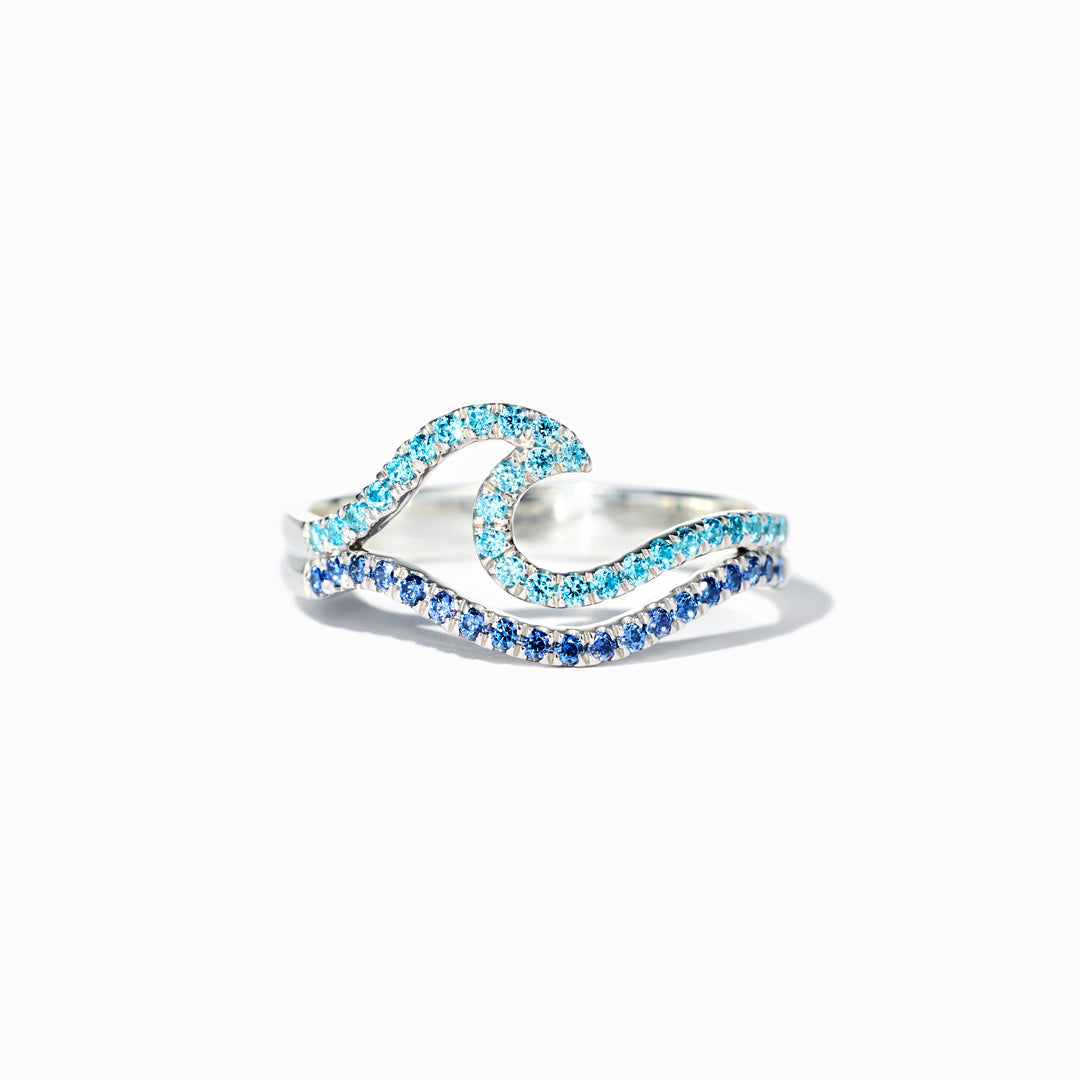 Be Salty Stay Lit Double Wave Ring