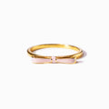 Pink Enamel Bow Ring-Gifts For Girls, Rings For Women