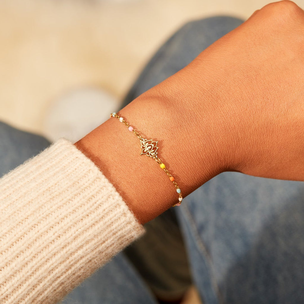 Begin Again Lotus Bracelet
