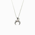 I Love You To The Moon And Back Crescent Moon Necklace
