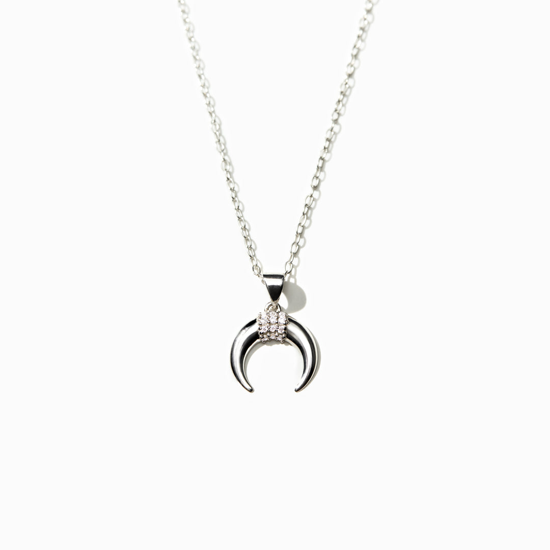 I Love You To The Moon And Back Crescent Moon Necklace