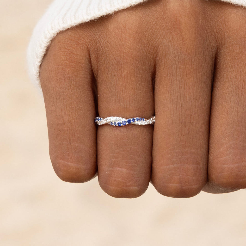 Best B♥tches Dual Interwoven Ring Set