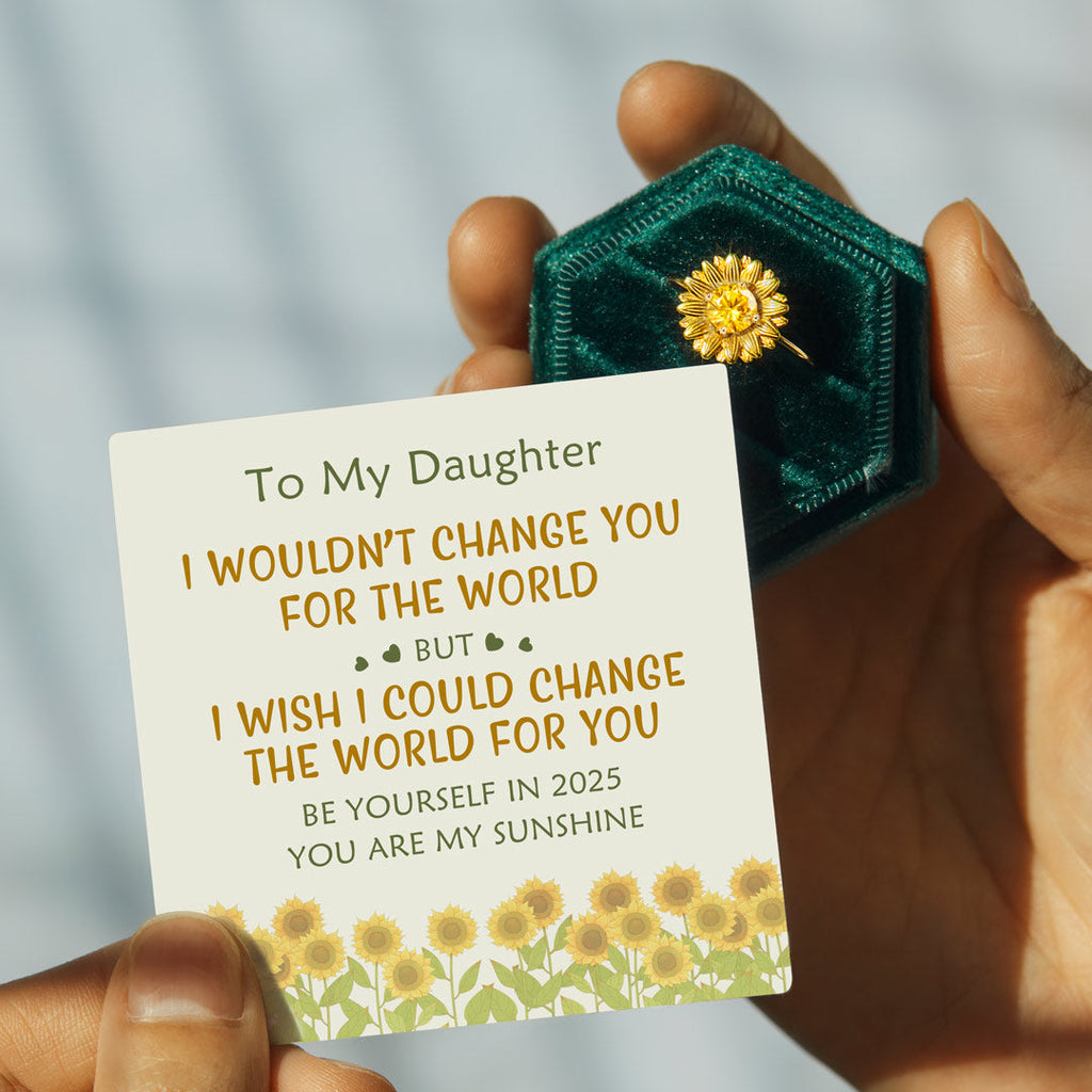 Sunflower Ring Gold / Silver