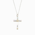 1-8 Names & Birthstones Cross Necklace