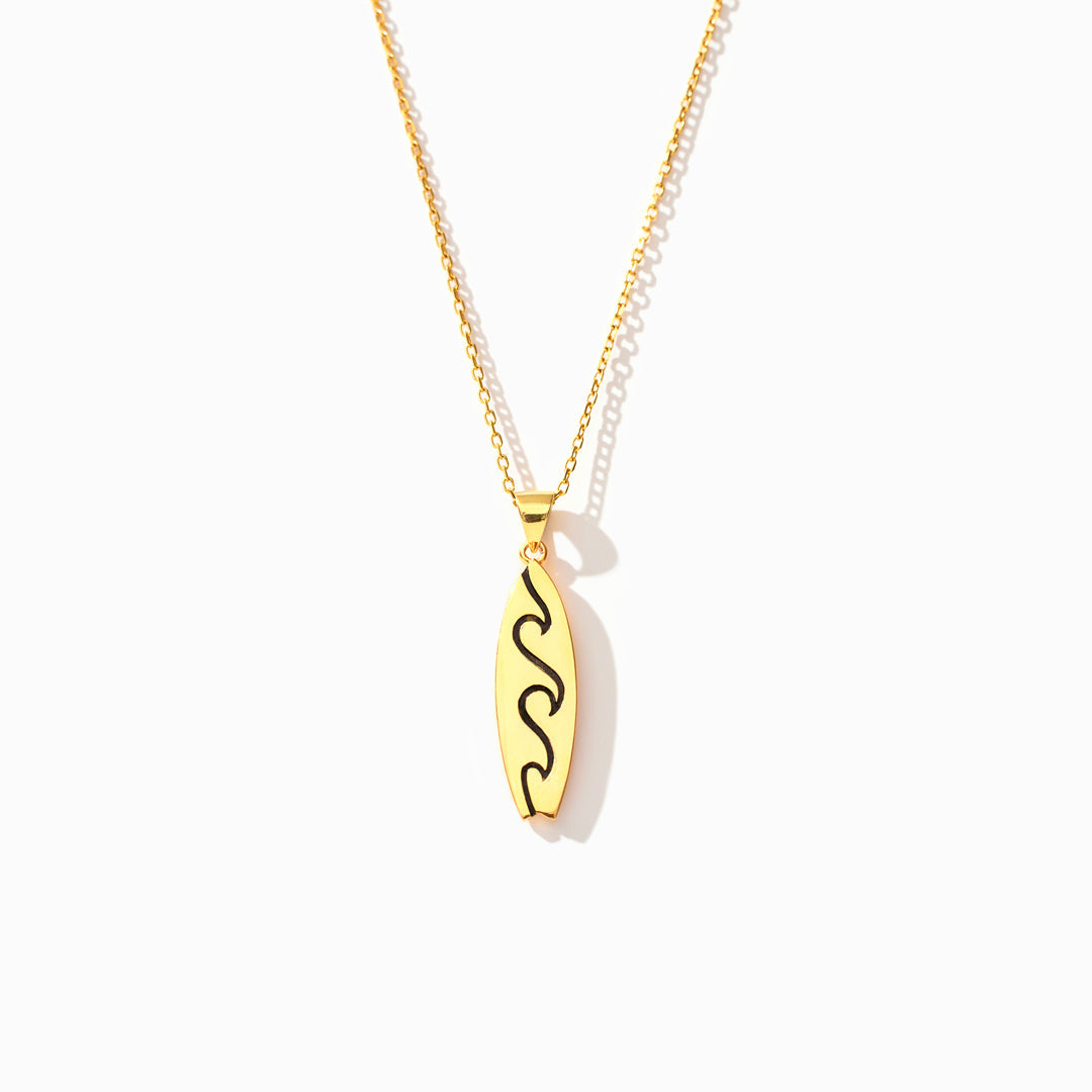 Learn To Surf Surfboard Necklace