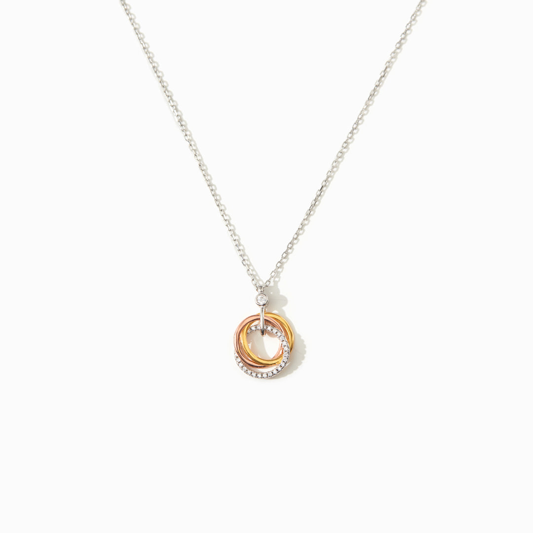 Badass Girl Gang Triple Circle Necklace