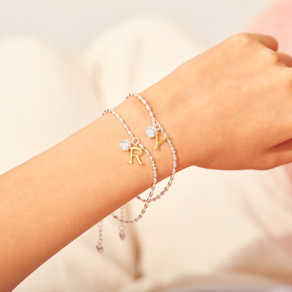 Personalized Initial Eternity Bracelet