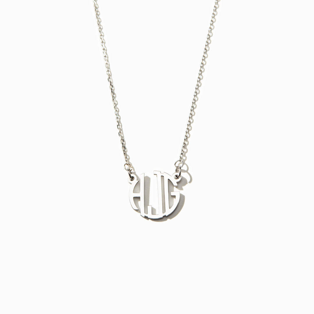 Initials Monogram Necklace