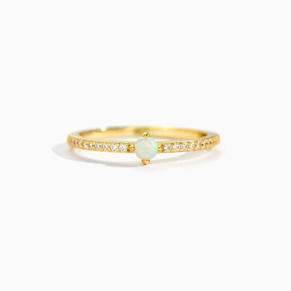 Love Yourself Multiple Opal Stones Ring Set