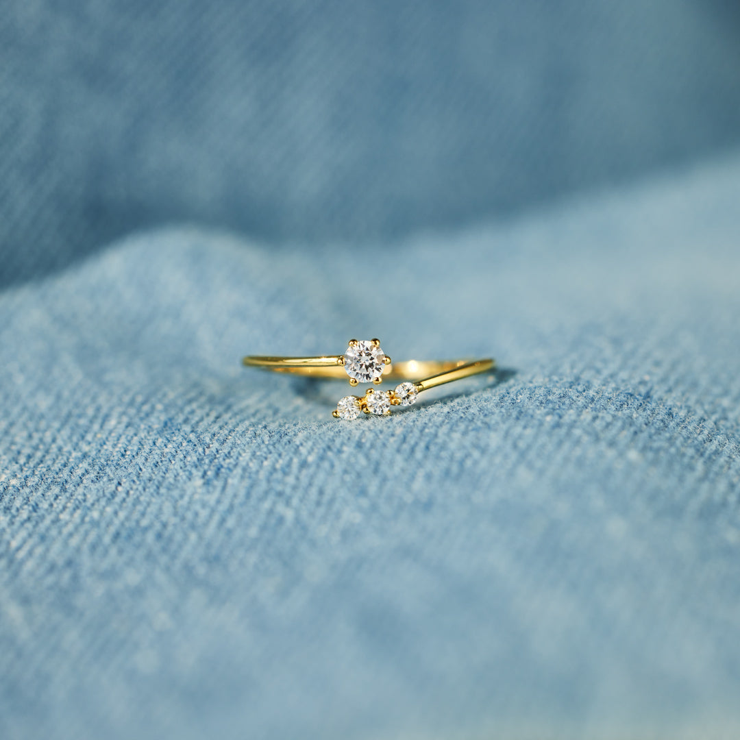 Be You Multi-Stone Open Ring