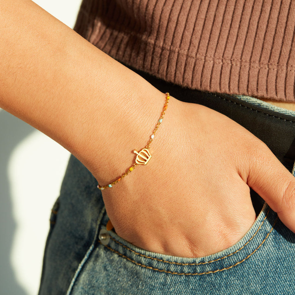 Daughter Straighten Your Crown Bracelet