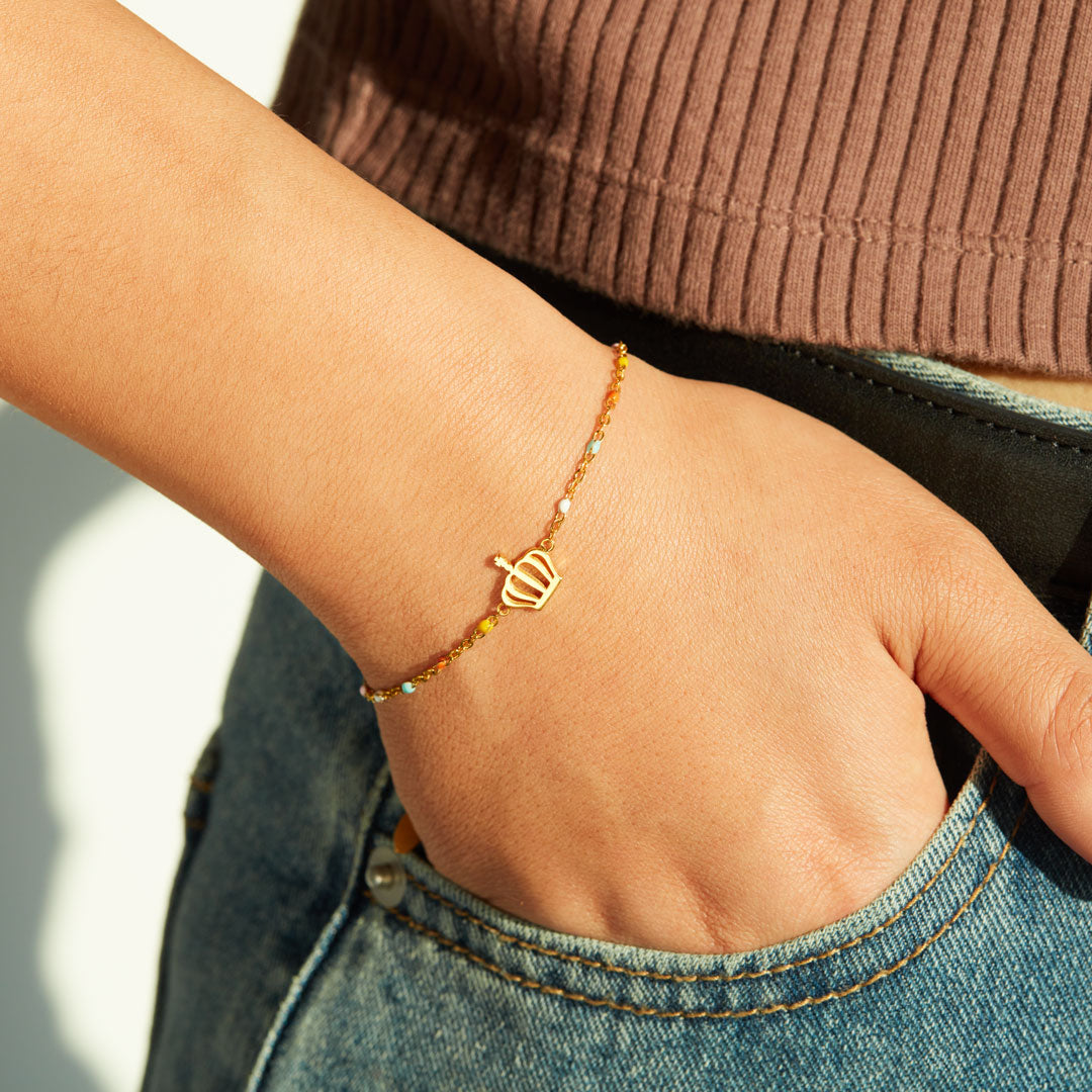 Daughter Straighten Your Crown Bracelet