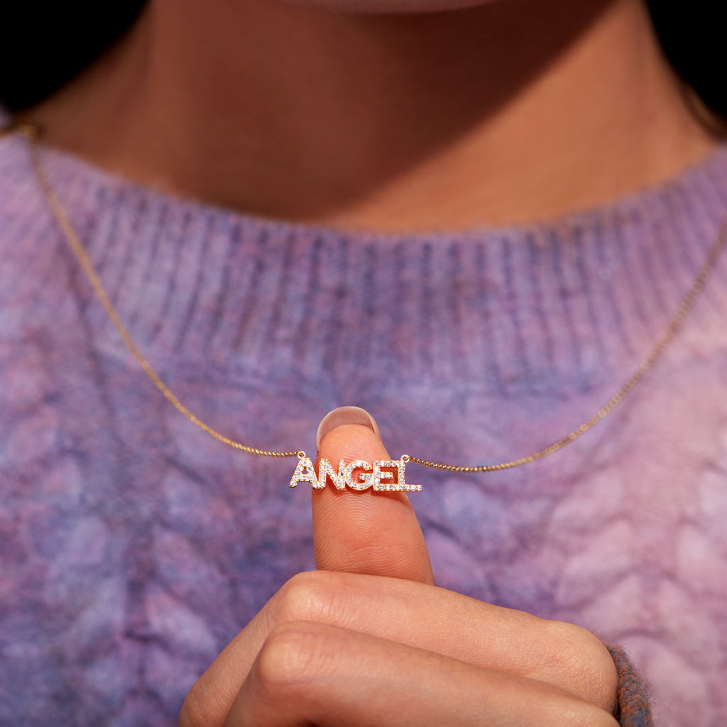 Personalized Pavé Necklace