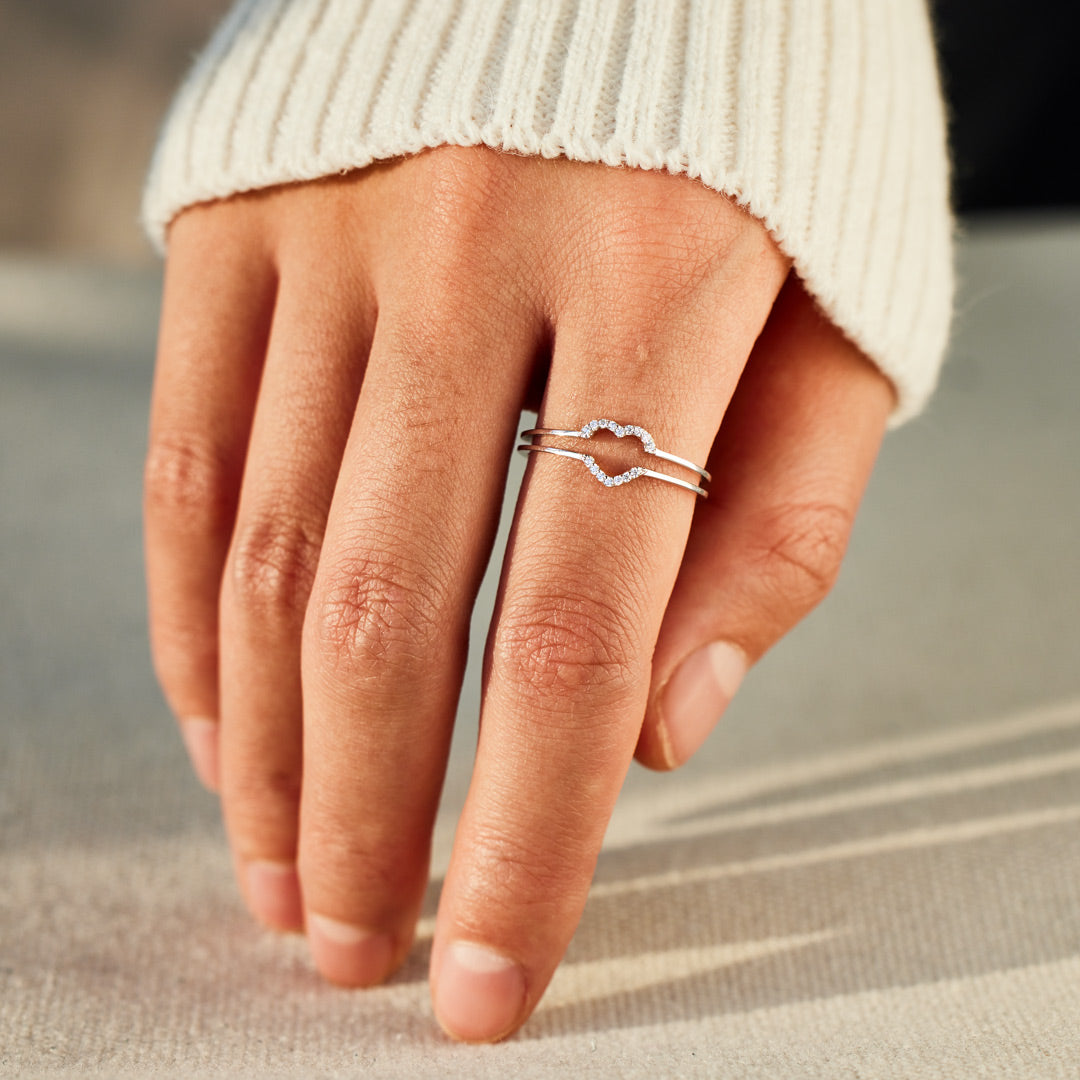 Self Love Layered Heart Ring