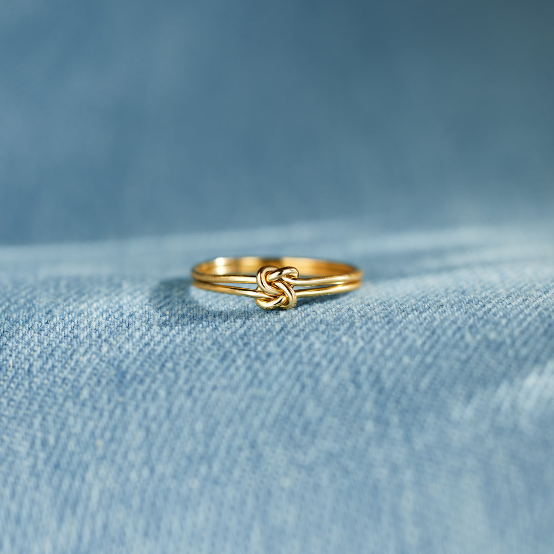 Mother & Daughter Double Knot Ring