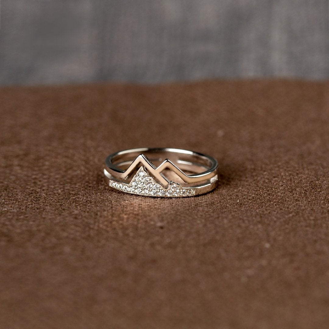 To My Wife Adventure Mountain Ring