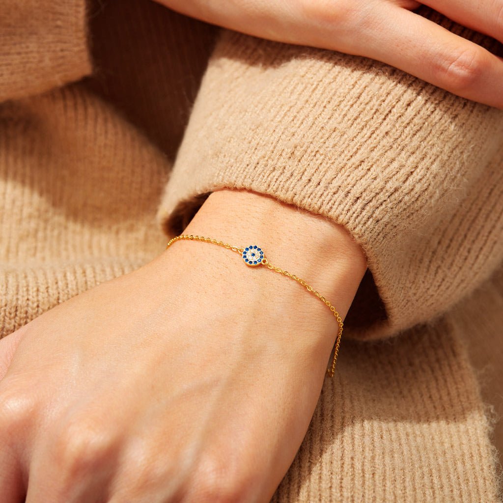 Pavé Evil Eye Bracelet