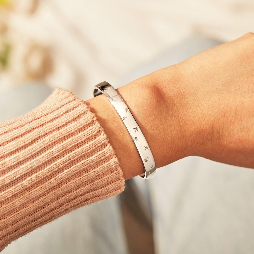 To The Friends That Became Family Stars Galaxy Bangle