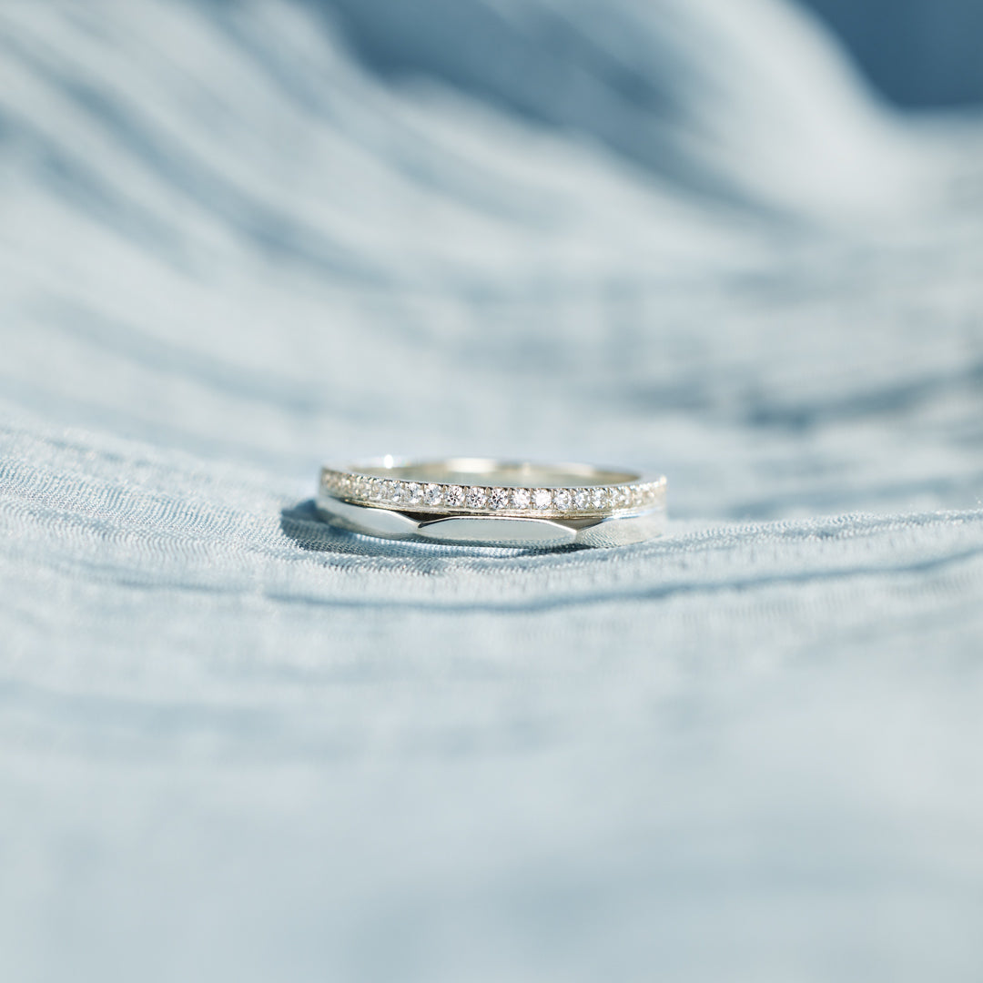 Cherish Your Side Double Band Ring