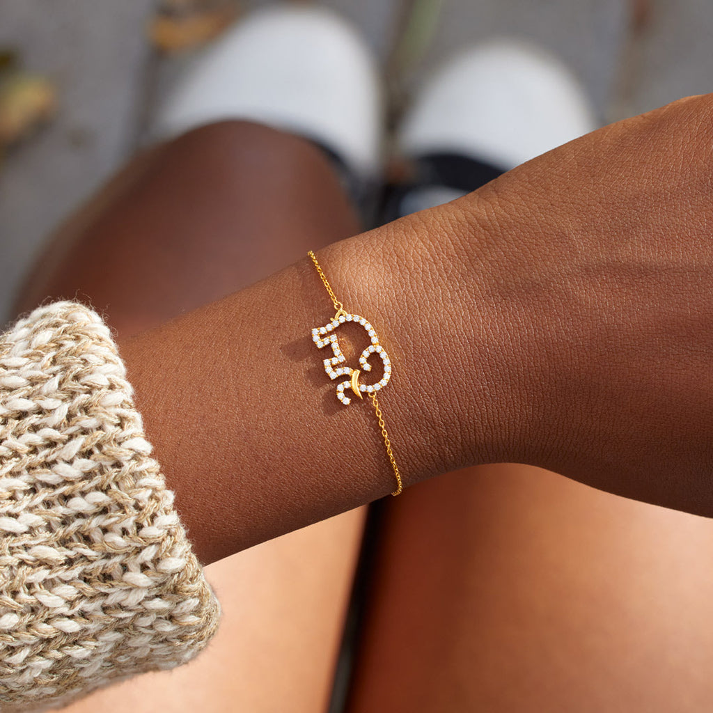 Here to Listen Elephant Bracelet
