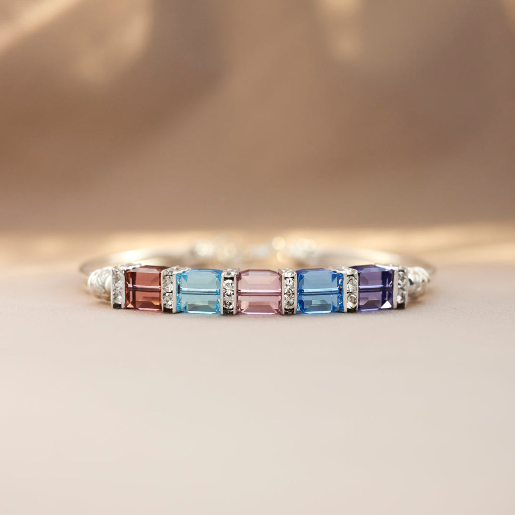 Nana Squad 1-8 Cube Birthstone Bracelet