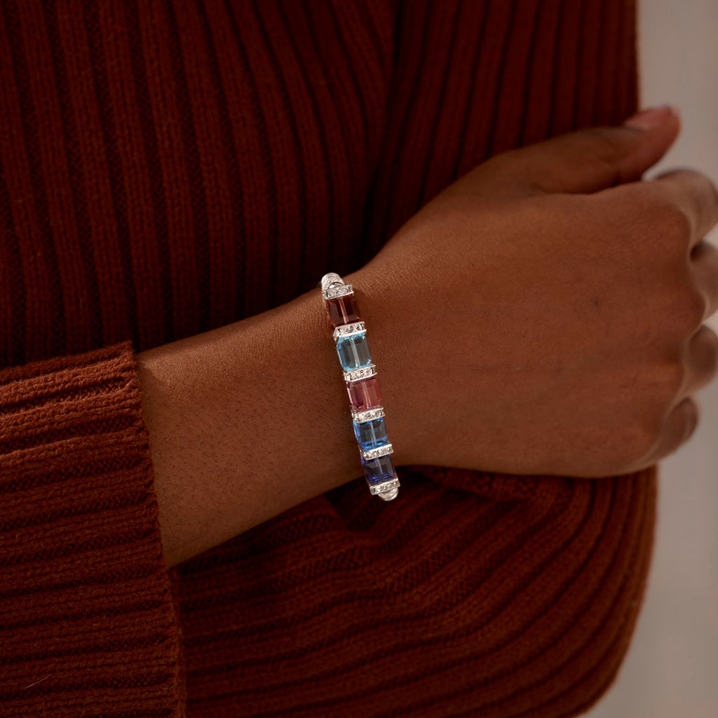 Nana Squad 1-8 Cube Birthstone Bracelet