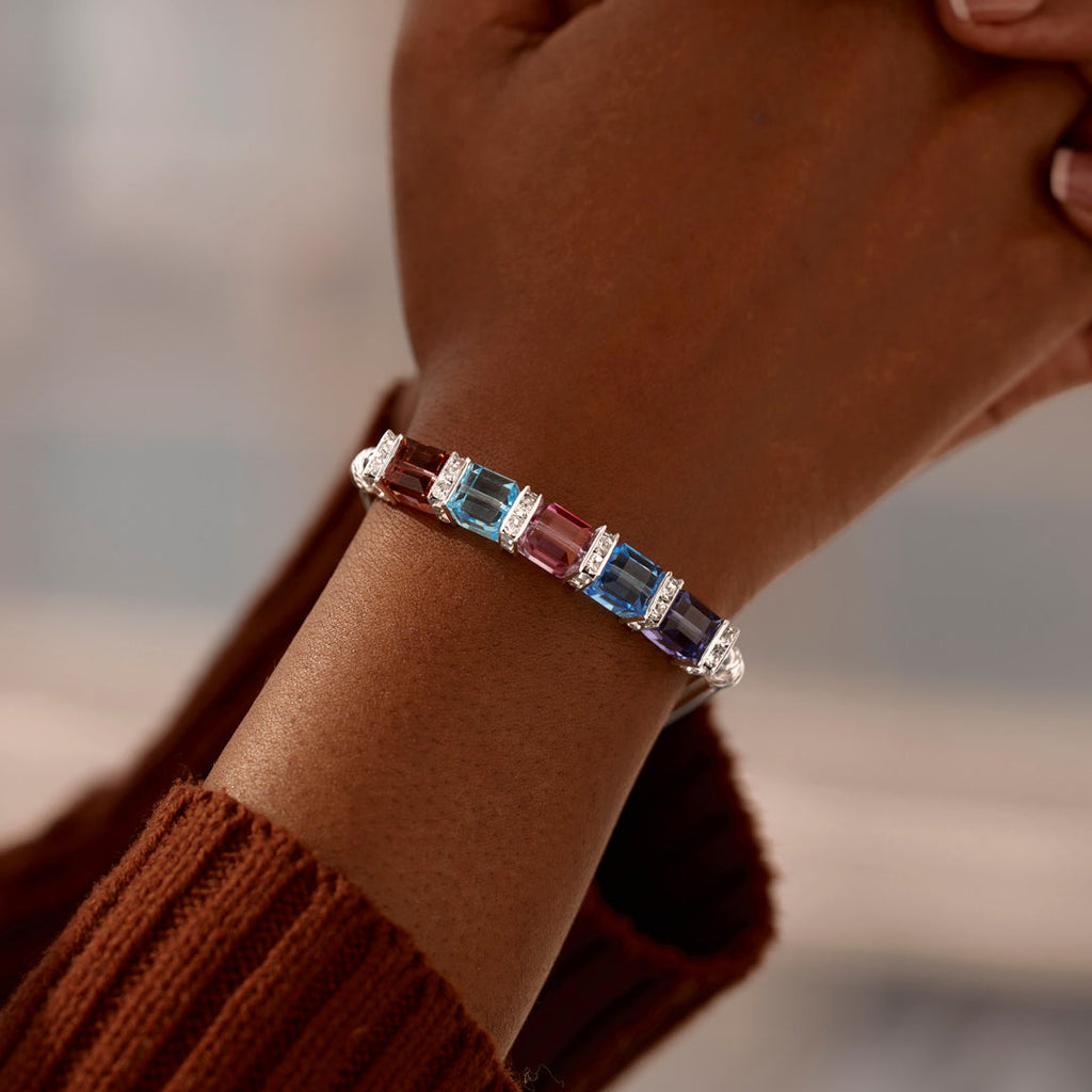Nana Squad 1-8 Cube Birthstone Bracelet