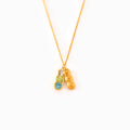 We Are Besties 2-5 Birthstone Peanut Necklace