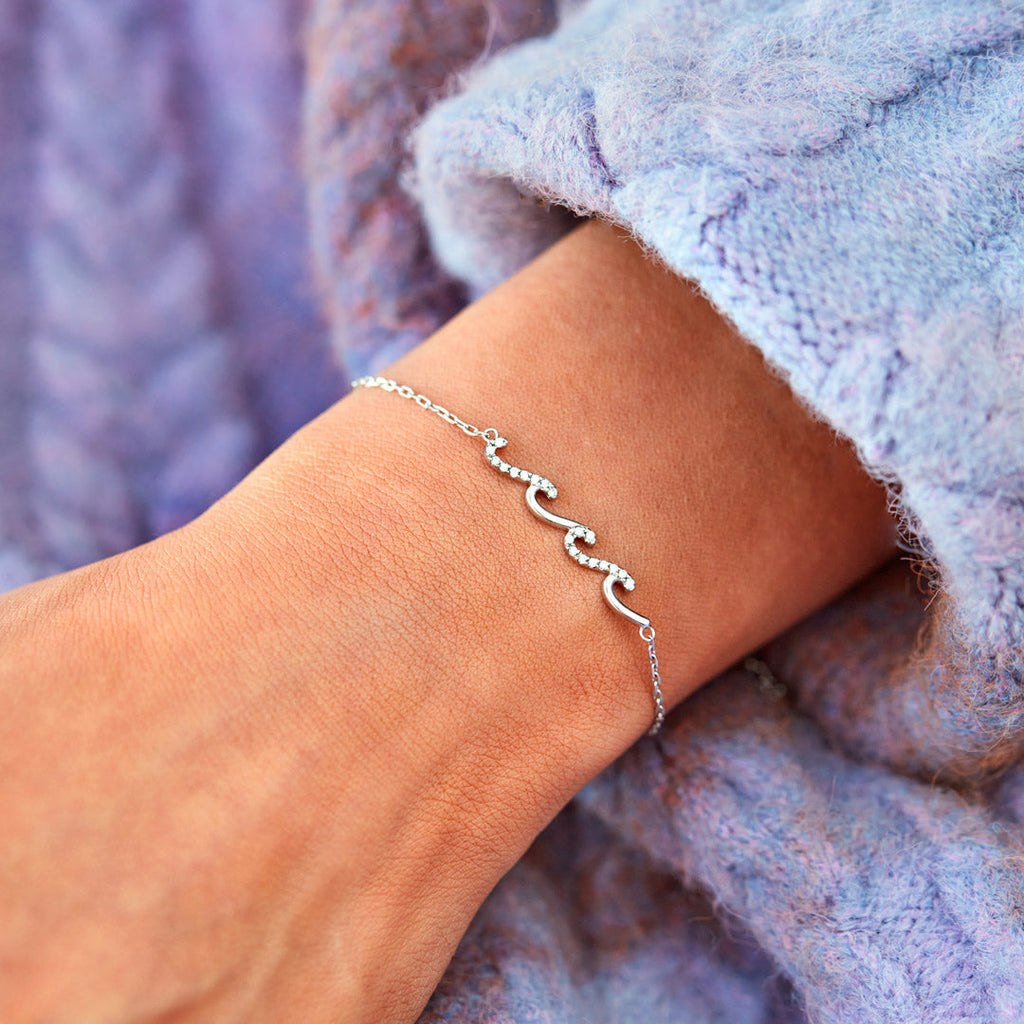Highs And Lows In Life Triple Wave Bracelet
