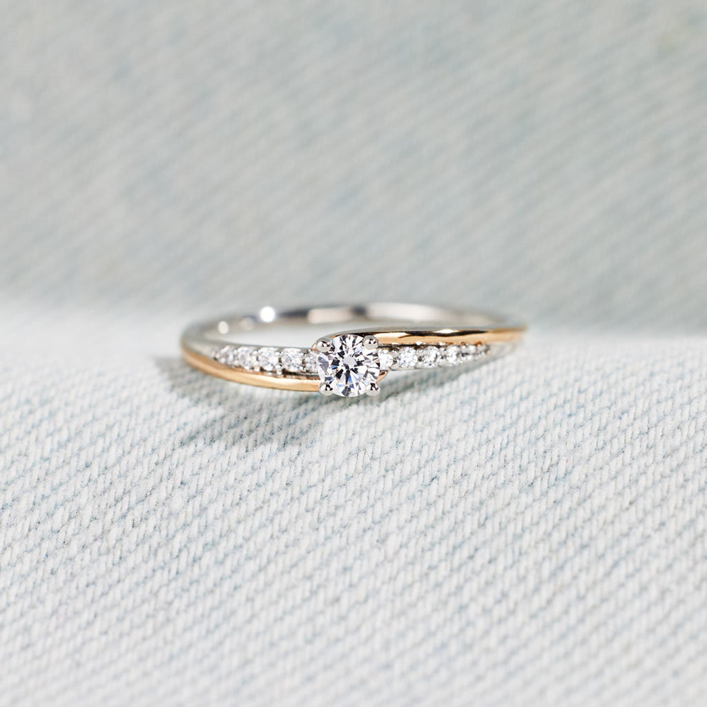 From Mom To Daughter Always With You Round-Cut Accent Ring
